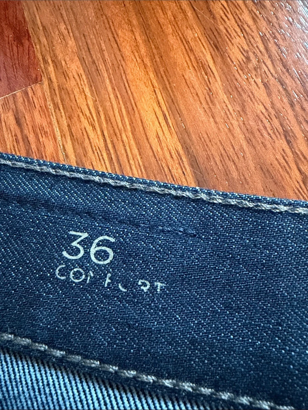 DL1961 Russell Slim Straight Men's Jeans Dark Wash Blue Size 36